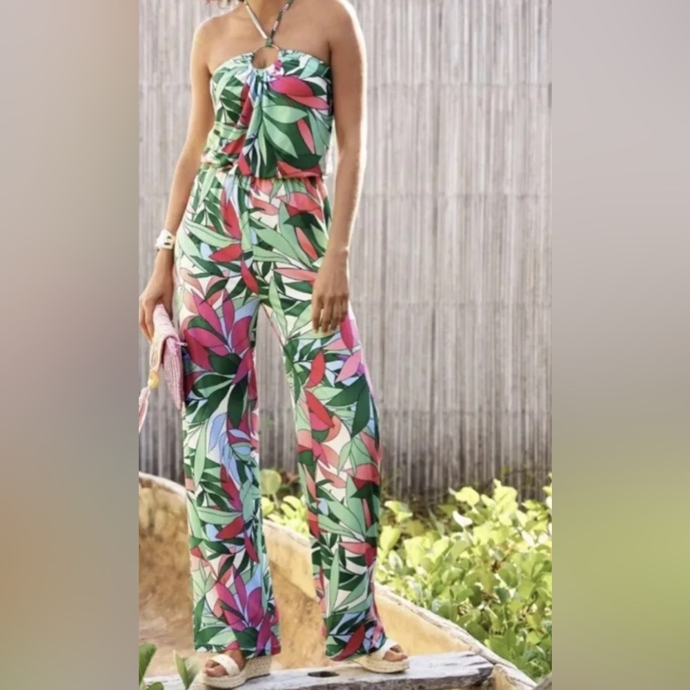 Boston Proper print jumpsuit